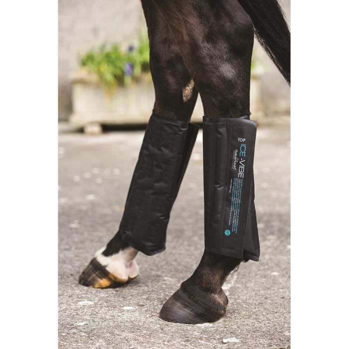 Comparer les prix de Poche de glace avec gel pour guêtres Horseware Ice-Vibe - black - Full