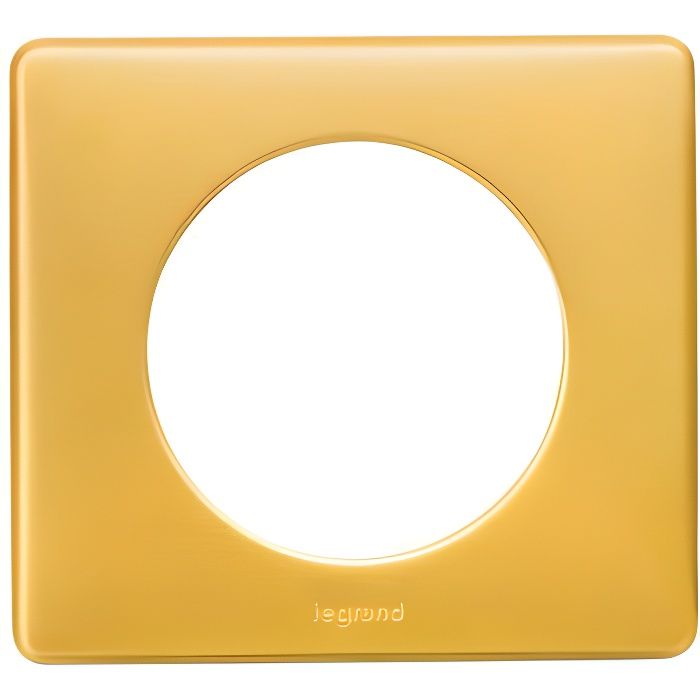 Plaques De Finition Legrand CELIANE Jaune TODAY - Lot De 2, Simple, Pour Installation électrique, Occasion En Bon état