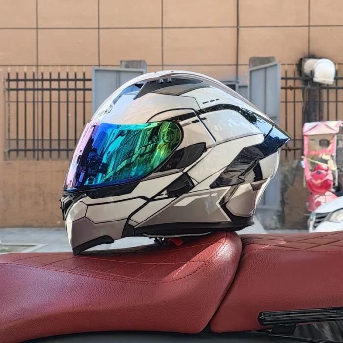 Casque De Moto Modulaire Double Visière Ls2 FF902 SCOPE Axis Black Titanium P37352