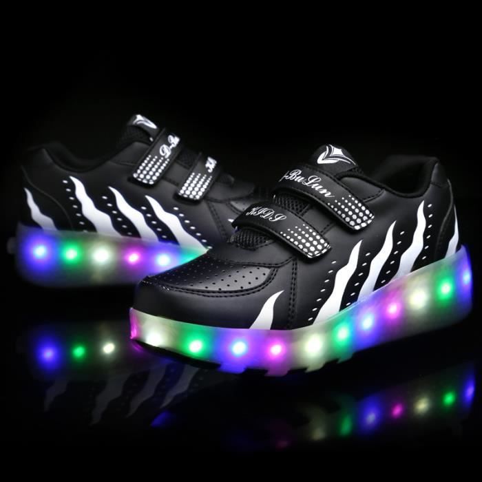 Chaussures à roulettes LED pour enfants - Skateshoes USB Charge