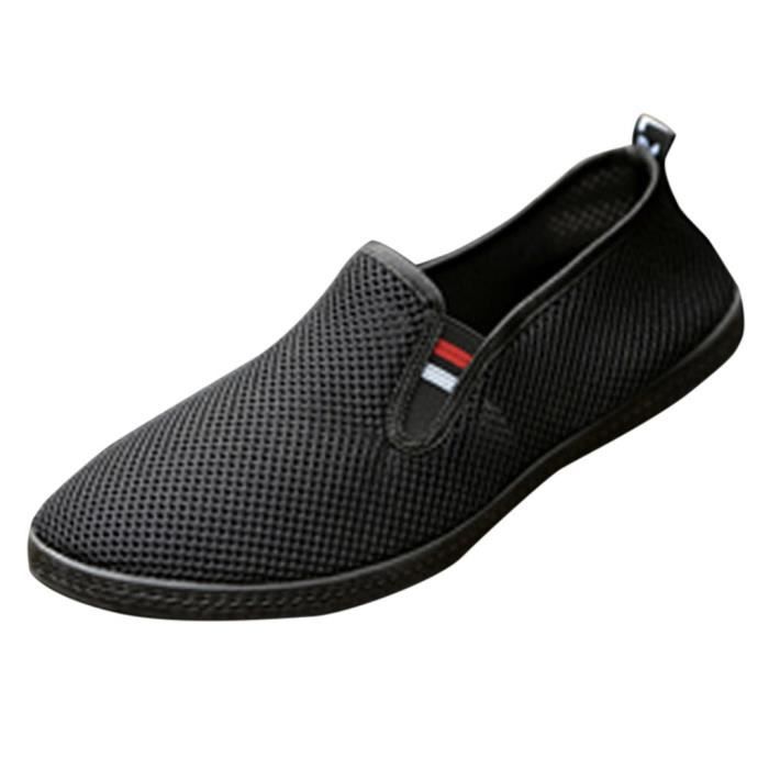 Homme Léger Slip on Casual Confort Été Chaussures Bateau Brun Tailles UK 7 X 12's 