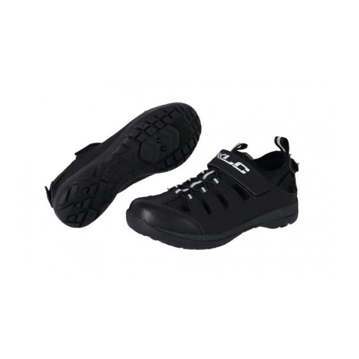 Chaussures de cyclisme XLC CB-L08 avec syst&egrave;me SPD - noir