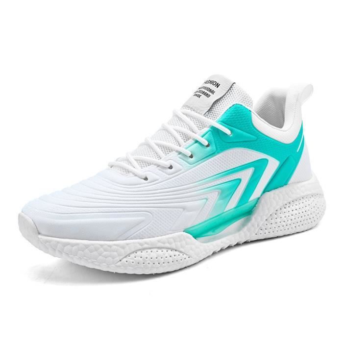 Chaussures De Sport Homme Légères Et Respirantes - Scratch, Pour Marche, Entraînement, Style Décontracté