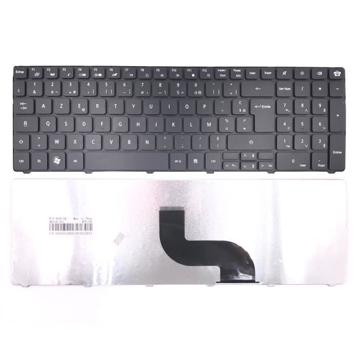 Clavier AZERTY Français Packard Bell Easynote PEW91 PEW96 LM Model MS2290 MS2291
