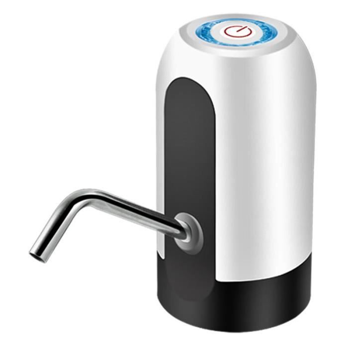 PRUMYA Pompe à eau en bouteille Distributeur d'eau électrique Presse à eau potable,Blanc