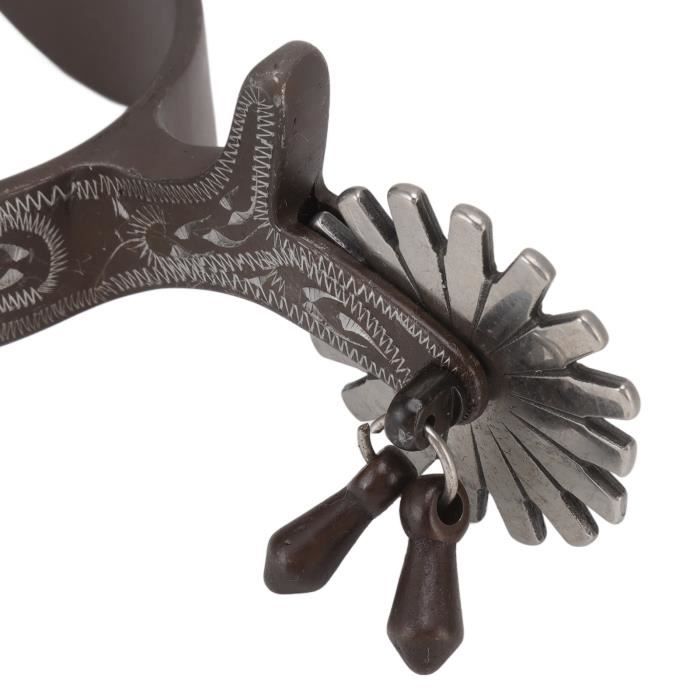 Paire D'éperons Western Cowboy – Occasion – Modèle à Molette (Rowel)