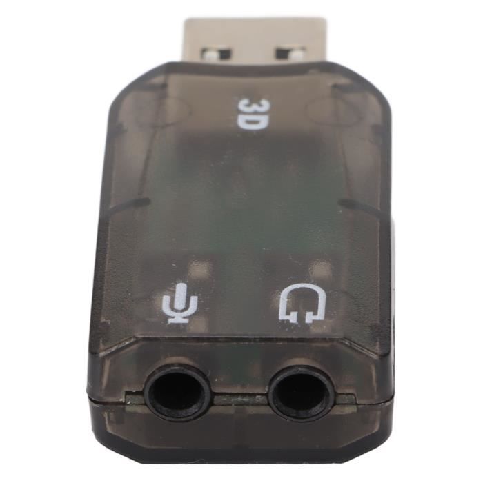 Adattatore Cuffie USB A 3,5 Mm Con Scheda Audio 5.1 E Microfono, Suono 3D, Nero/blu/verde