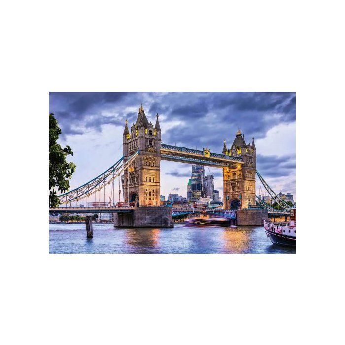 Educa - Puzzle de 1000 pièces pour Adultes ui Brille dans l'obscurité | Tower Bridge, Londres ´Neon´ | À partir de 14 Ans (19930 Educa - Puzzle de 1000 pièces pour Adultes ui Brille dans l'obscurité | Tower Bridge, Londres ´Neon´ | À partir de 14 Ans (19930