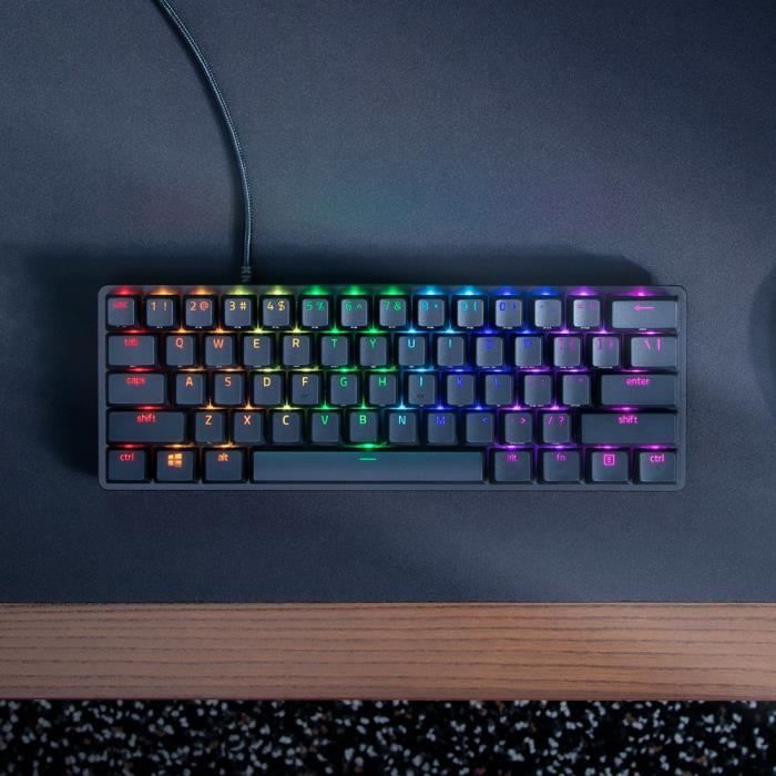 Razer Huntsman Mini Optical Gaming Keyboard Liner Rouge Switch US Noir