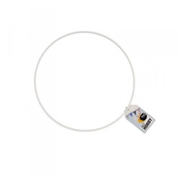 Cercle attraperêve, métal, blanc, 15 cm Cdiscount Maison