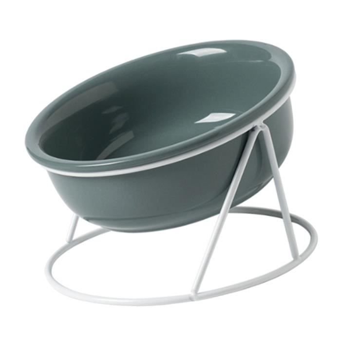 Meilleurs prix pour Gamelle pour Animaux en Céramique Design Élégant Colonne Vertébrale Chat Chien 300ml