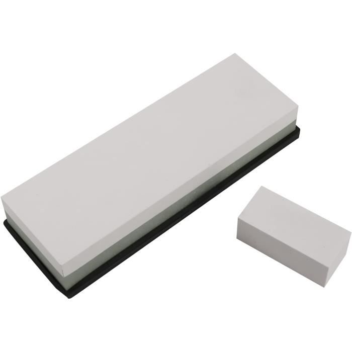 Pierre à Aiguiser Double Face 3000/10000 Grit – Rubis Et Agate Blanche Pour Couteaux