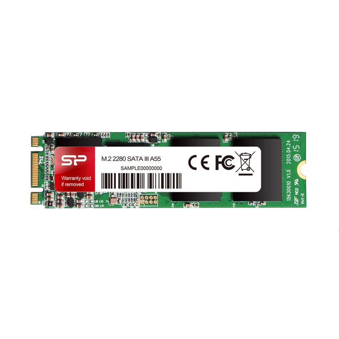 SSD M.2 2280, 256 Go, Value Series 3D TLC NAND, SLC Cache - Max 560/530 Mb/s, Silicon Power