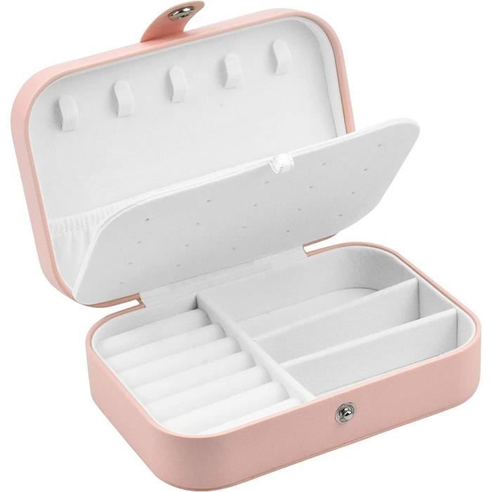 Boîte à Bijoux En Cuir PU Noir - 29,5x24x7 Cm - Neuf Avec étiquettes - Coffret Voyage