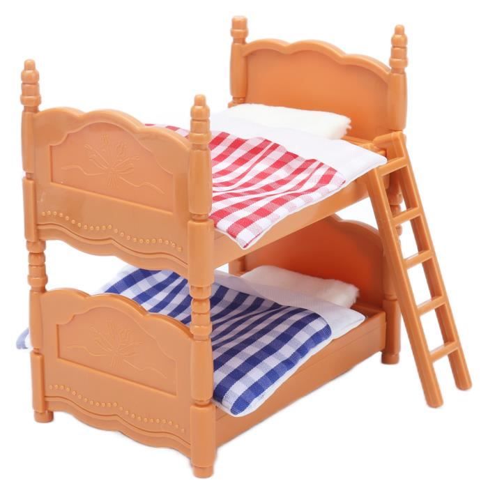 Lit superposé pour enfants avec toboggan et cadre métal Twin sur Twin Lit superposé pour enfants avec toboggan et cadre métal Twin sur Twin