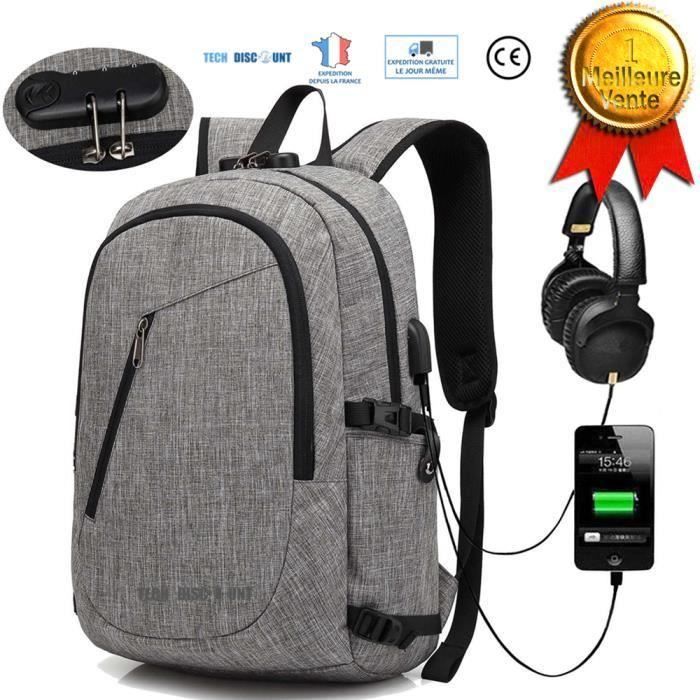 sac a dos multifonction usb