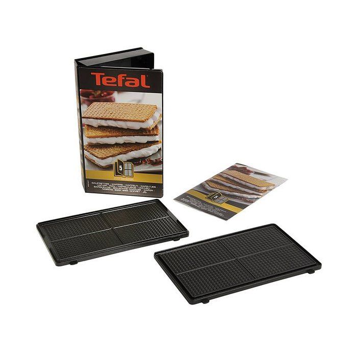 Plaque gaufrettes par 2 pour Gaufrier Tefal