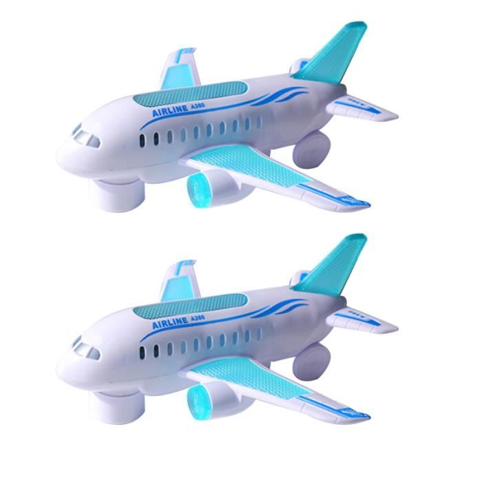 2 Pieces Modele D Avion Drole Jouet Electrique Avion Lumineux Educatif Pour Enfants Corde A Sauter Jouet Cdiscount Jeux Jouets