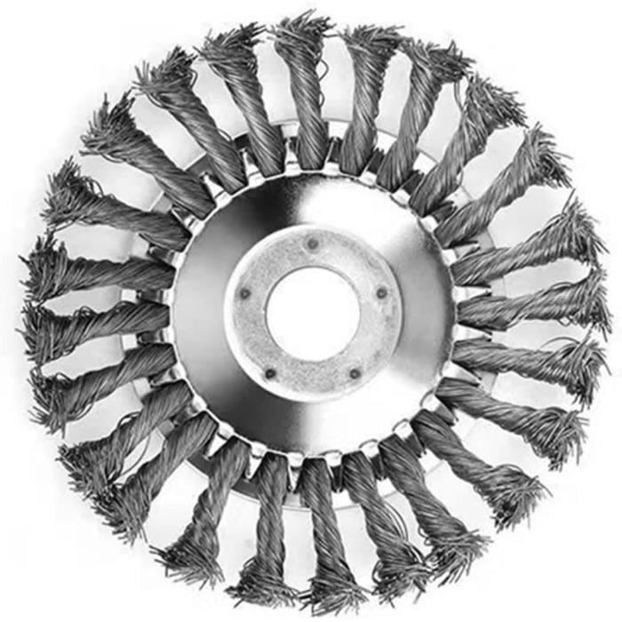 Tête De Débroussailleuse En Fil D'acier - Diamètre 15,2 Cm (6") - Pour Désherbage Et Nettoyage - Filetage 25,4 Mm