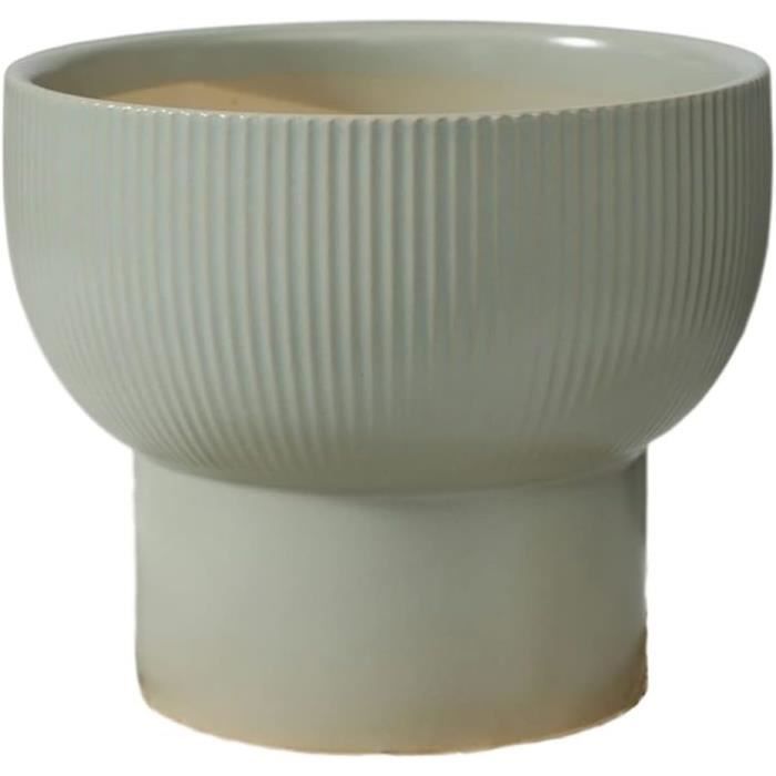 Pot De Fleur Cascade En Céramique Avec Fontaine Intégrée – 25cm – Pour Orchidée – LED Et Parfumé