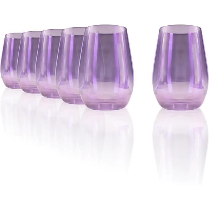 Stölzle Lausitz Bicchieri Da Long Drink Kyoto - Set Di 6 Da 460 Ml, Design Elegante - Foto 7