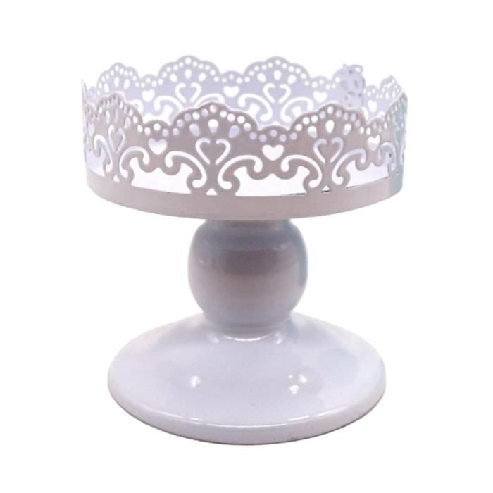 Stand De Gateau Serveur De Plateau De Gateau A Pied Plaque D Affichage De Dessert De Dentelle En Metal Pour Les Fetes Cdiscount Maison