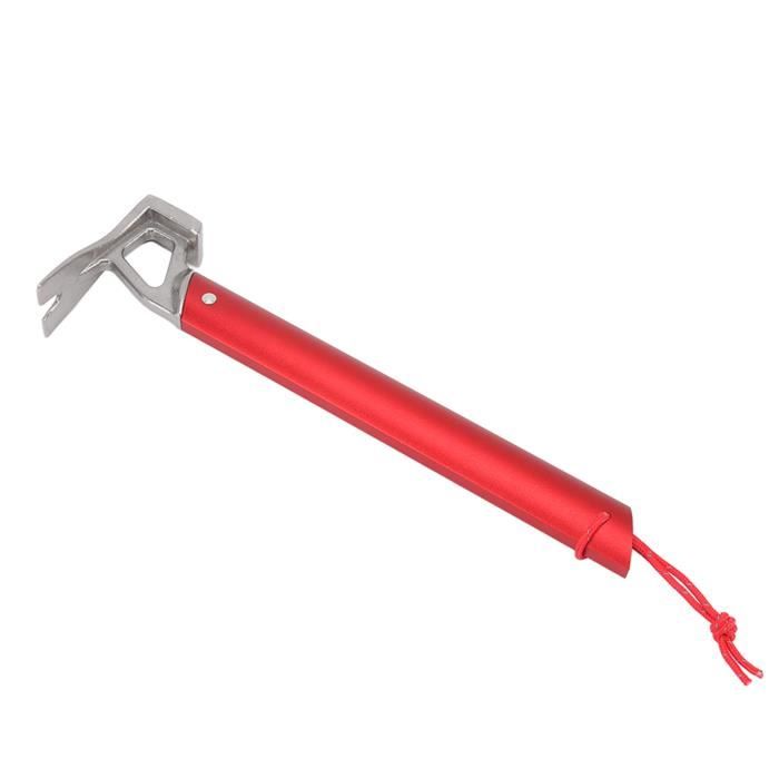 Maillet De Camping Aluminium - Extracteur De Piquets De Tente, Léger Et Antidérapant