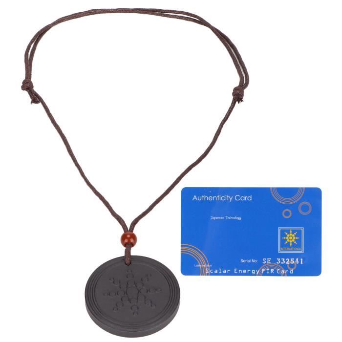 Pendentif En Pierre Volcanique Délicat - Collier Fille, Alliage Doré, Neuf Avec étiquettes
