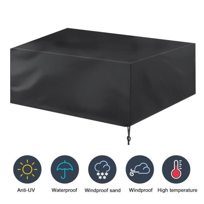 Housse Imperméable Pour Cabane De Jeu Enfants - Protection Jardin 145x145x160cm, Polyester Oxford
