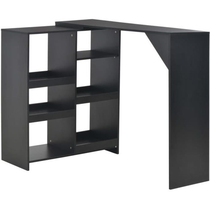 vidaXL Table de bar 120x60x105 cm - vue 7