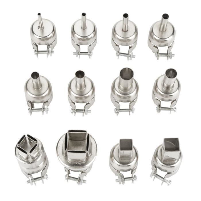 Lot De 5 Buses En Acier Inoxydable Pour Pistolet à Air Chaud – Compatible Souffleur WQ