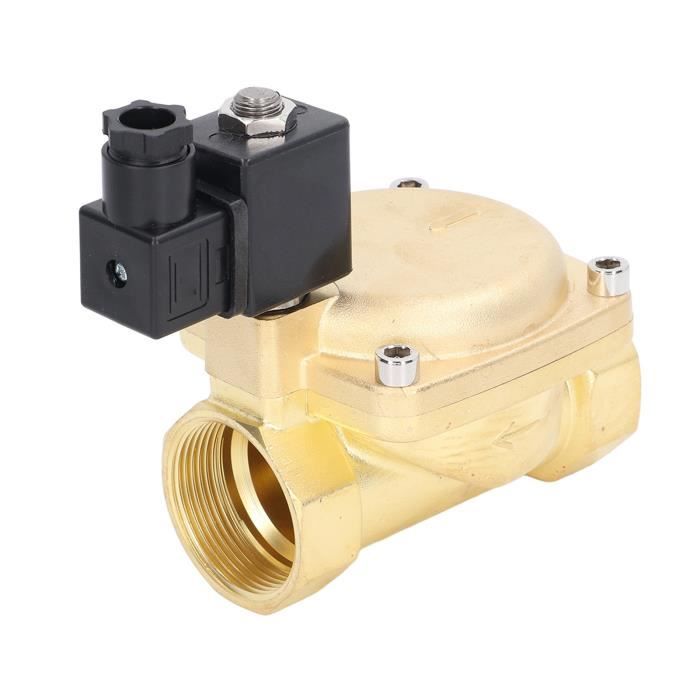 Électrovanne En Laiton 1/2" Normalement Fermée - 232 Psi, Pour Eau/air/huile