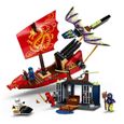 LEGO® 71749 NINJAGO® L'ultime QG des ninjas et Figurine Dragon, Jouet Bateau pour Enfants de 4 ans et plus-1