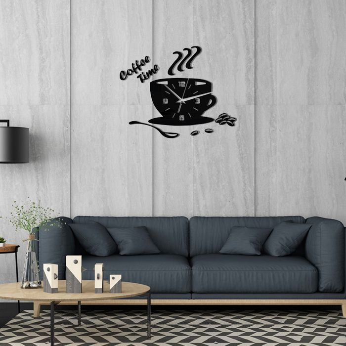 Horloge Murale DIY 3D Sangcca - 40 Cm | Mouvement Silencieux | Design Moderne | Pour Cuisine, Salon