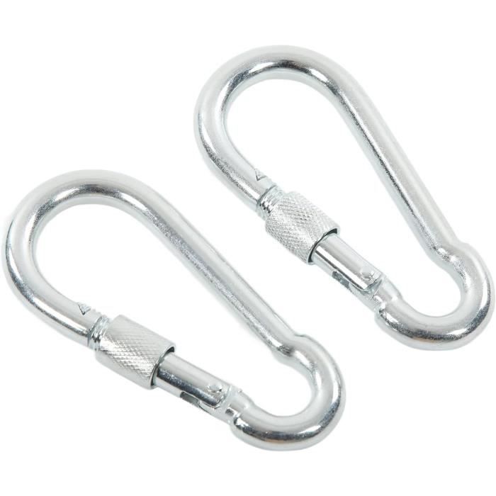 Kit 2 Sangles De Suspension Pour Balançoire Arbre Avec Mousqueton - FL HUA