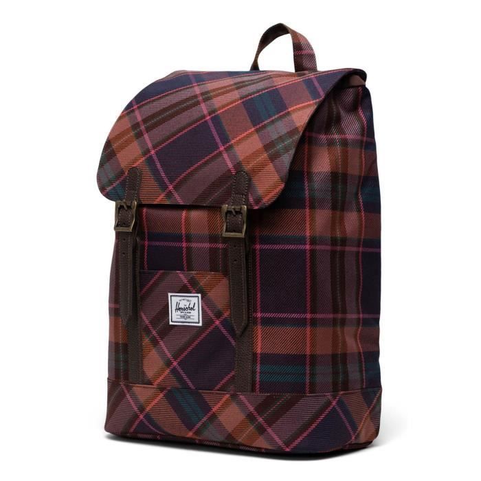 Herschel Retreat Small Backpack S Slate Rose Plaid 195597 sac