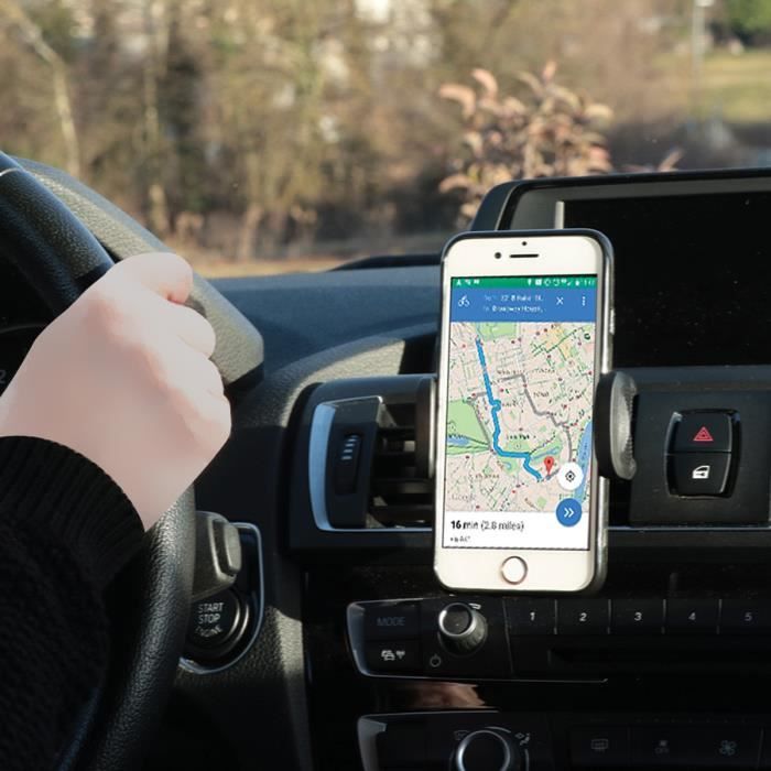 Support Téléphone Voiture Magnétique MOBILIS - Grille Aération Rotation 360° Universel