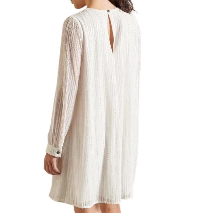 Robe blanche superdry clearance