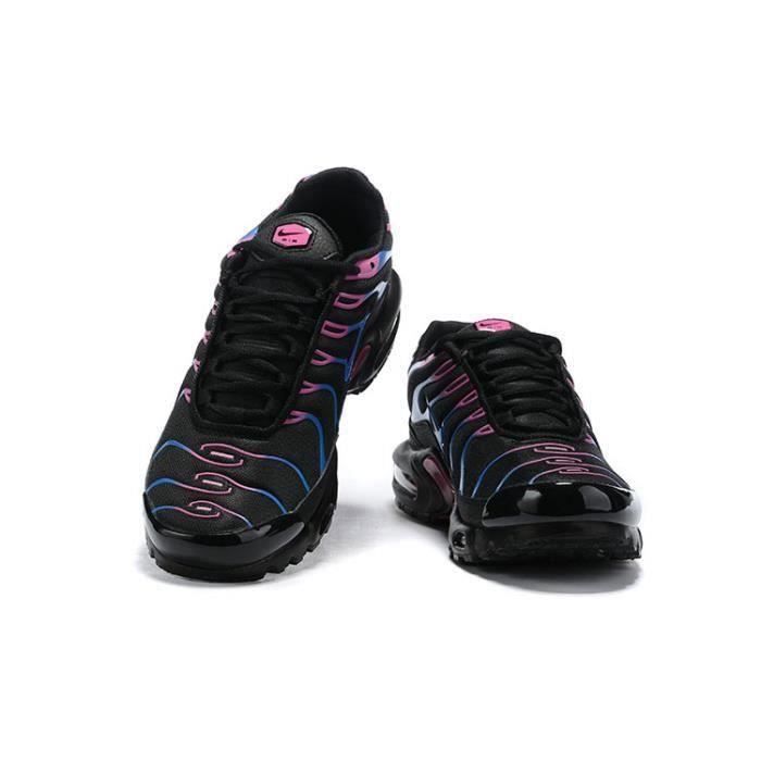 Nike tn Plus Femme Chaussures Entra nement de Sport Noir Bleu Rose
