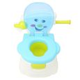Pot Bébé, Toilette WC Bébé,en Plastique avec Bol à Déchets Détachable Toilette Portative -ZOO-2