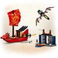 LEGO® 71749 NINJAGO® L'ultime QG des ninjas et Figurine Dragon, Jouet Bateau pour Enfants de 4 ans et plus-2