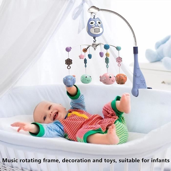Mobile bébé avec éoliennes nuages, lune et étoiles - Mobile en bois fait  main avec des suspensions crochetées pour lit de bébé fille - Cdiscount  Puériculture & Eveil bébé