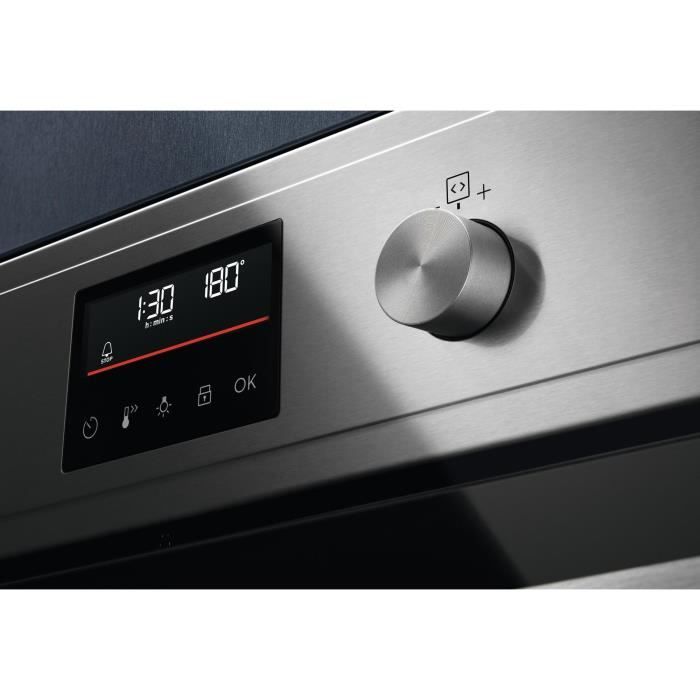 Four multifonction Pyrolyse chaleur tournante pulsée ELECTROLUX COH4P46BX0 Porte froide 45