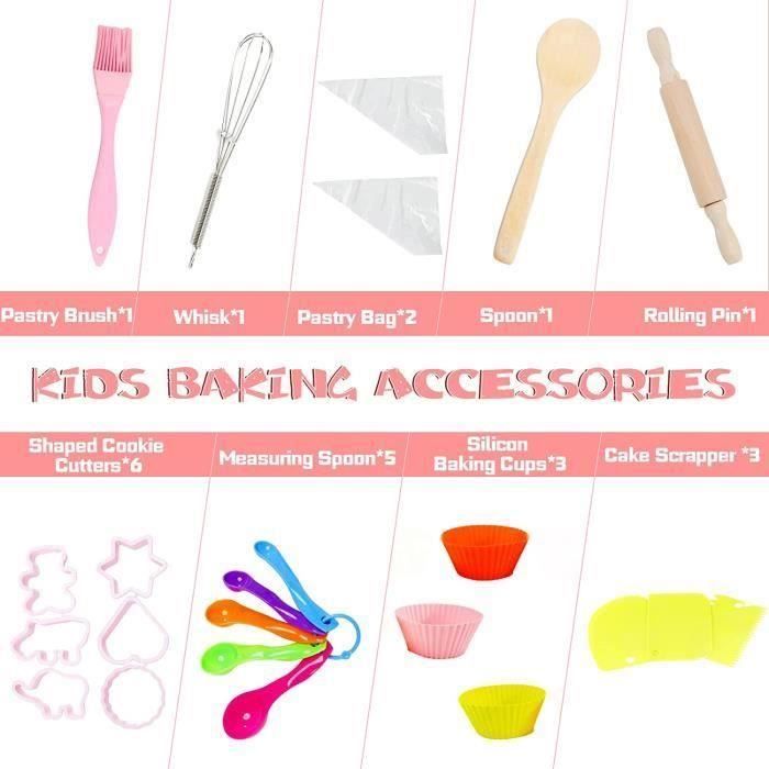 Set De Cuisine Sécurisé Pour Enfants 17 Pièces - Couteaux Sans Danger - Apprentissage Coupe Fruits/légumes - Dès 2 Ans - 4
