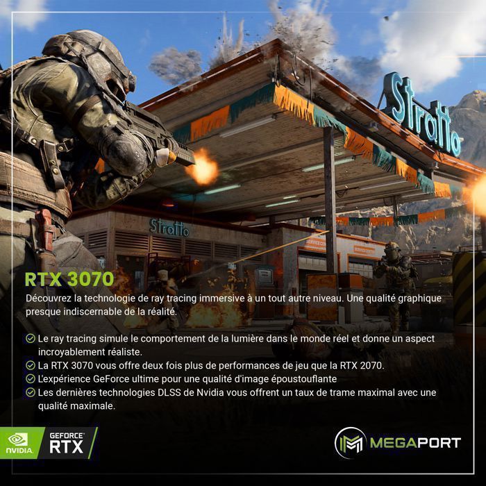 Megaport PC Gamer Falcon AMD Ryzen 7 3700X 8x2