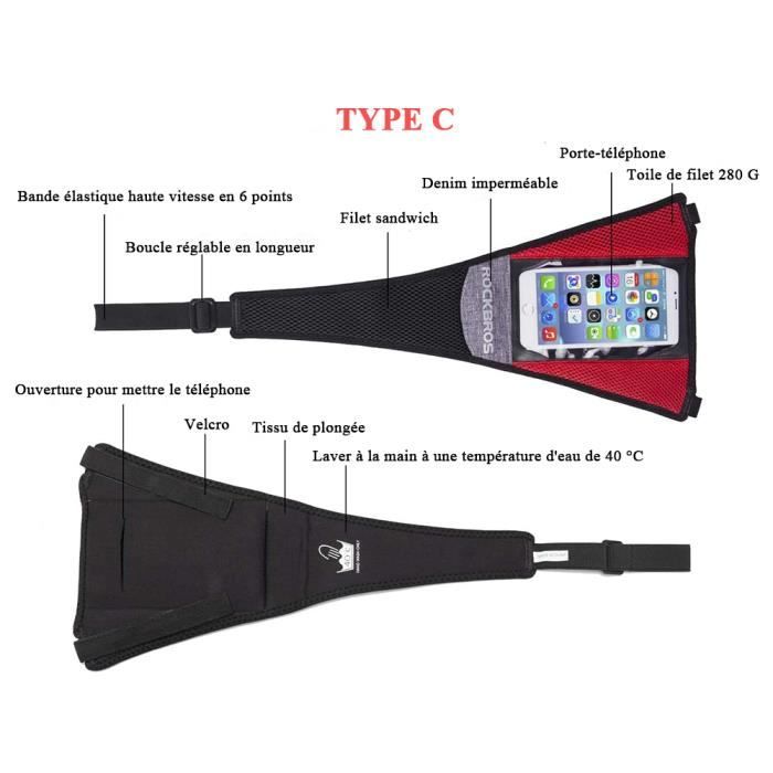 Accessoire Entraînement Cyclisme Bandeau Anti-transpiration Vélo - Protection Cadre Et Support Téléphone Housse Sueur Vélo D'intérieur Entraînement Cyclisme