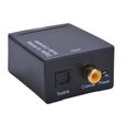 audio convertisseur  adaptateur UE Optique Numérique Coaxial Signal analogique RCA-3