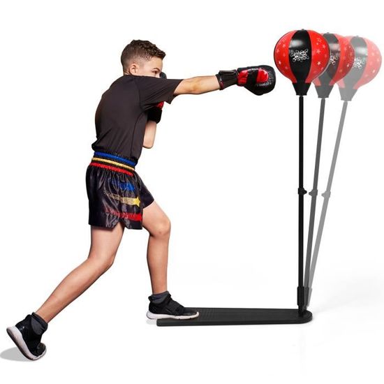 Punching Ball Sur Pied JanTeelGO 180cm - Pour Enfants Et Adultes, Boxe Et Kickboxing