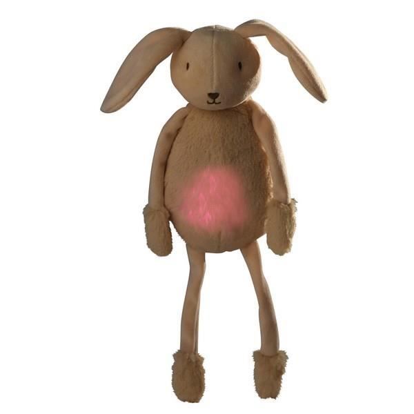 Peluche lapin clearance lumineuse et musicale