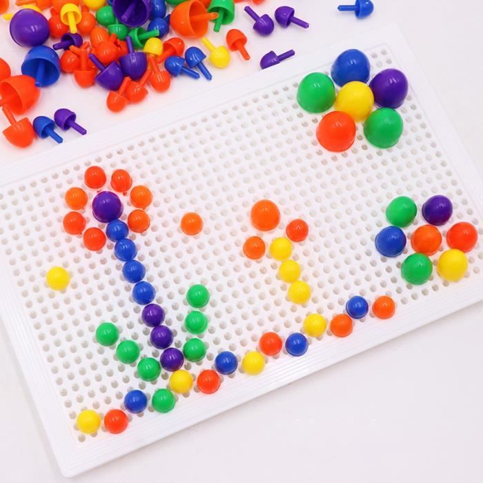 Multicolore - Kit De Clous En Forme De Champignon Pour Enfants, Jeux De  Puzzle Intellectuel, Image En Mosaïqu - Cdiscount Jeux - Jouets